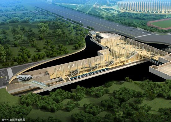 济南轨道交通R3线奥体中心西站