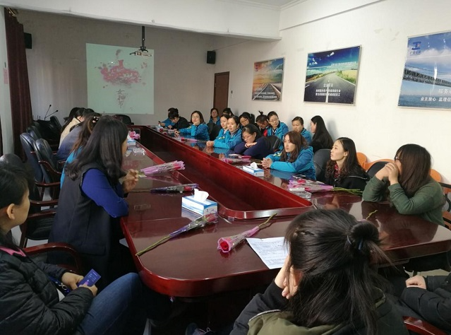 “春意映红颜，乐做半边天”——山东广信喜迎“三·八妇女节”座谈会